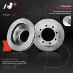 Disc Brake Rotors & Ceramic Pads for Ford F-350 Super Duty
