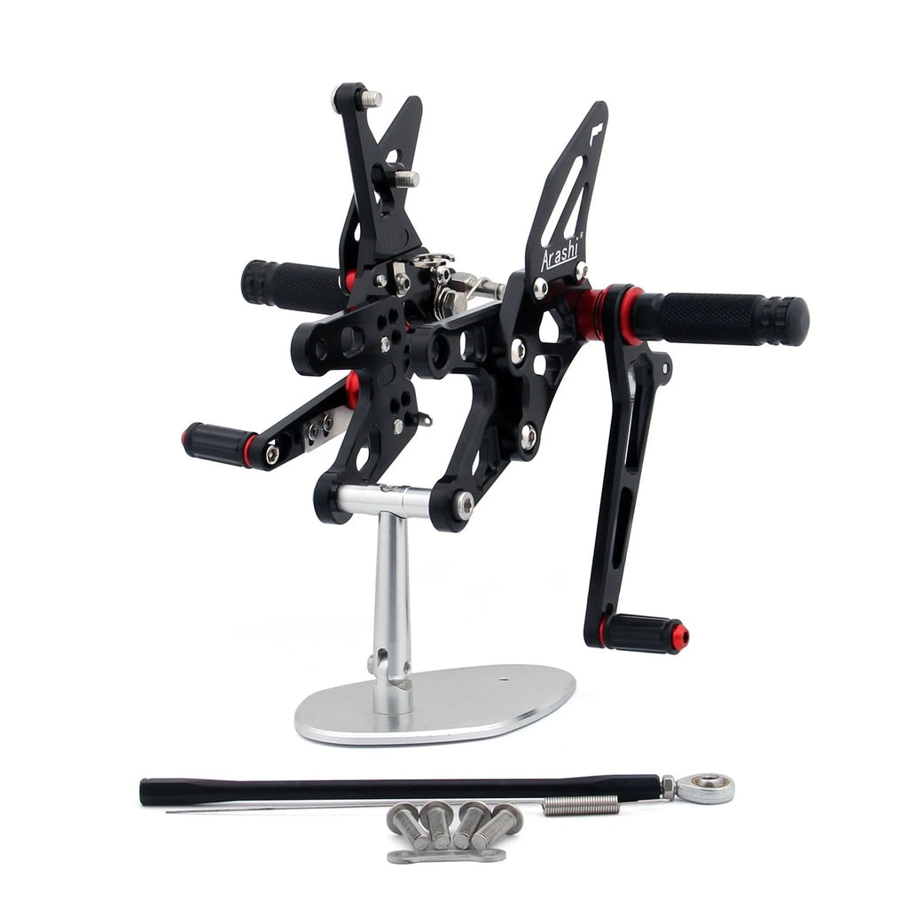 Rearset Rear Set for Kawasaki ZX10R (2006–2007) Black AV