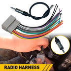 Radio Wire Harness & Antenna Adapter Kit for Chrysler Dodge Jeep Mitsubishi (USA)
