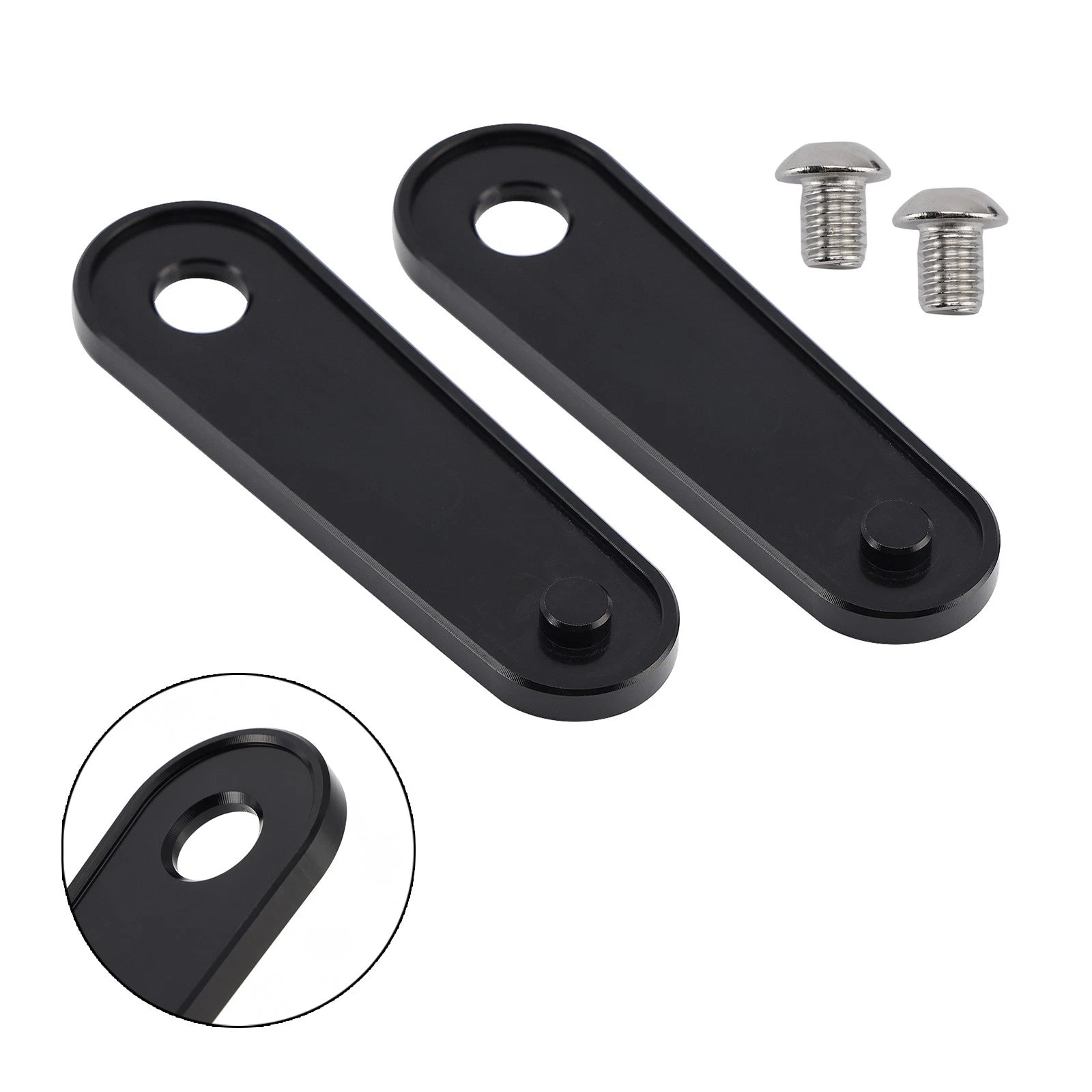 Rear Floorboard Foot Peg Frame Plates for Electra Glide Road Glide (1993–2023)
