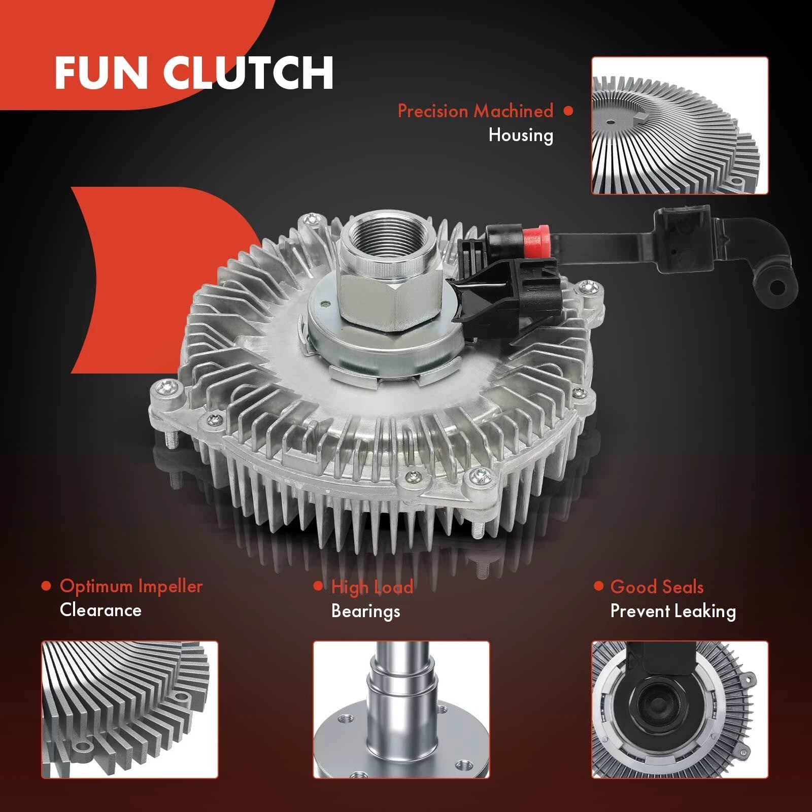 Engine Cooling Fan Clutch for Ford F-250 F-350 Super Duty (2020–2022)