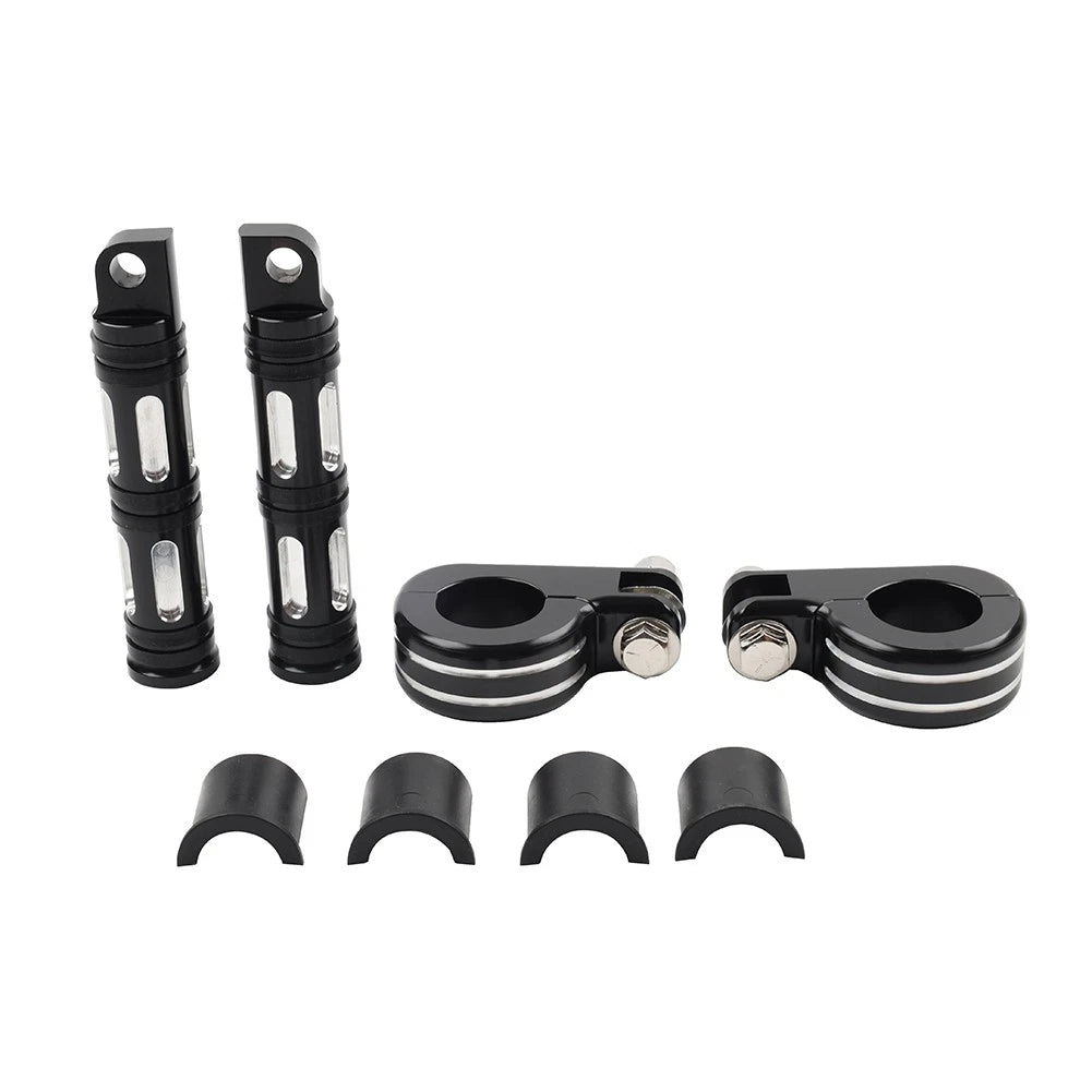 2X Engine Guard Bar Highway Foot Peg Footrest for Harley