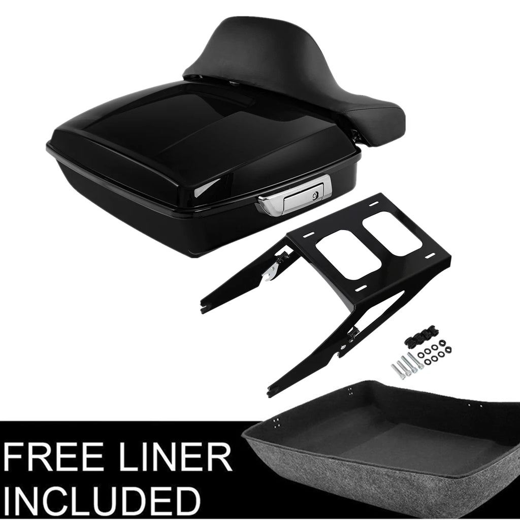 Chopped Trunk Backrest Mount Rack for Harley Sport Glide FLSB (2018–2023)