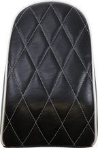 LE PERA Bare Bones Pillion Pad for FLFB/S (2018–2023) - Black, White Stitch