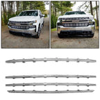 Chrome Grille Trim Molding Covers for Chevy Silverado 1500 LT RST (2019–2021)