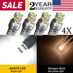 Set of 4 AUXITO 7443 LED Reverse Light Bulbs for Various Models