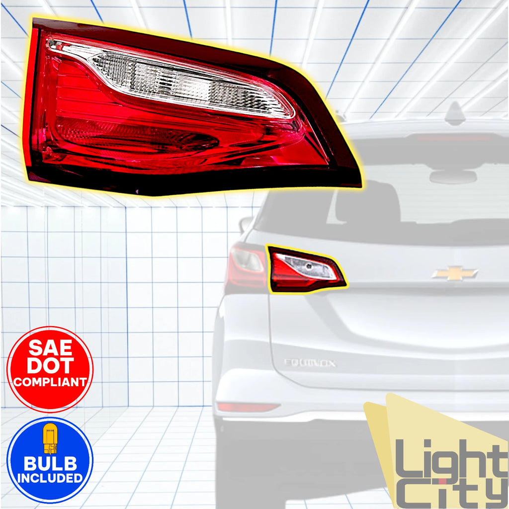 Driver Side Inner Tail Light Brake Lamp LH for Chevrolet Equinox (2018–2020)
