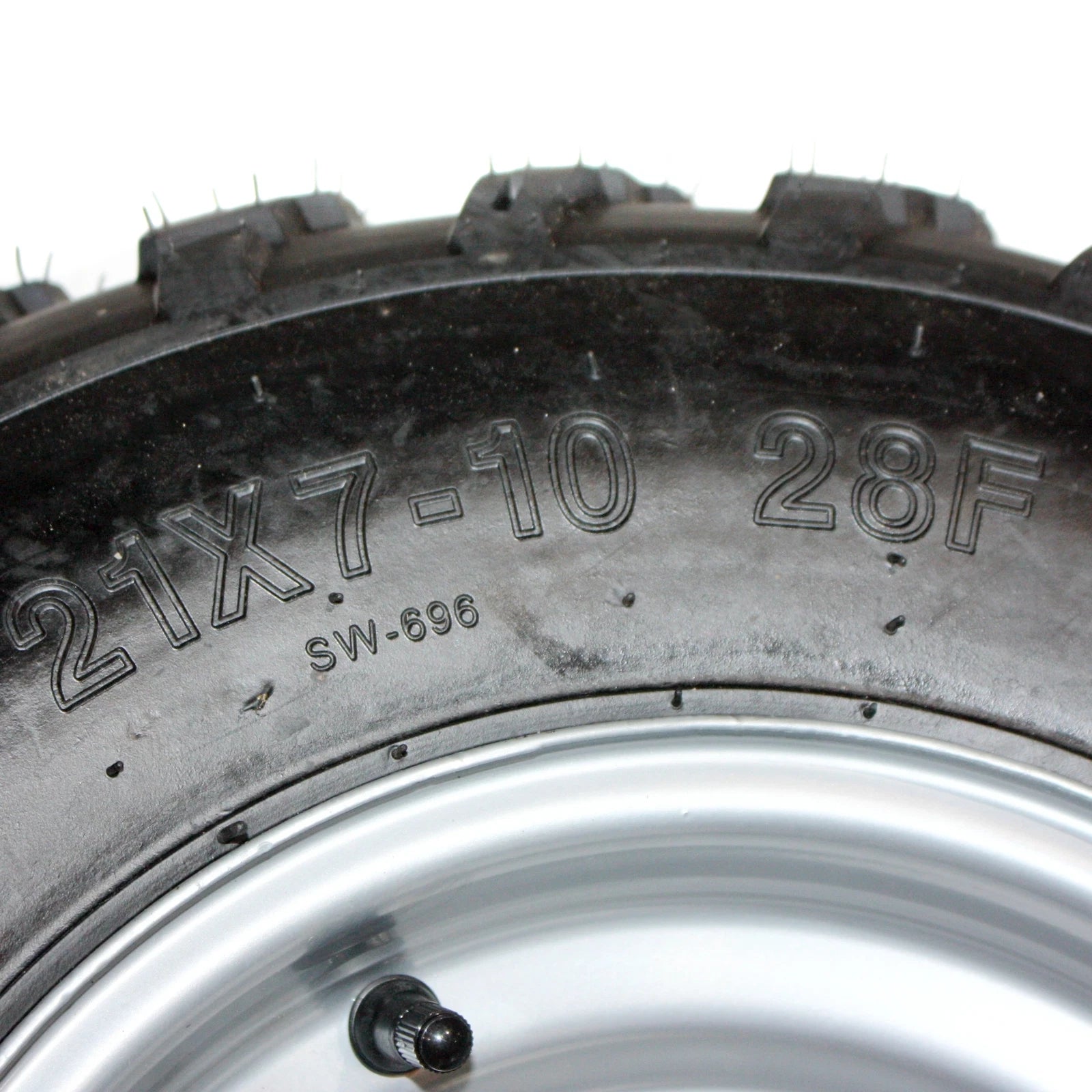 Front Wheel Rim Tire for 200cc 250cc Quad Dirt Bike ATV Buggy (10 inch)