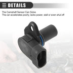 Camshaft Position Sensor 2 x for Hyundai Azera (2006-2014) Black