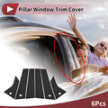 Door Pillar Window Trim for Ford Mach-E (2021–2022) Black