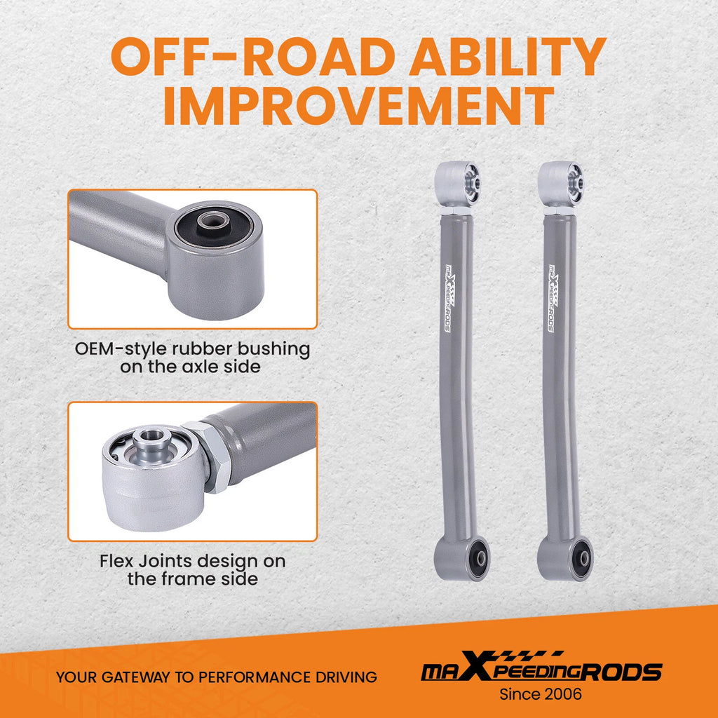 Adjustable Control Arms for Jeep Wrangler JK (2007–2018)