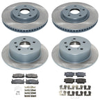 Set of 4 Disc Brake Rotors & TRW Ceramic Pads for Avalon Camry ES300h (2013–2023)