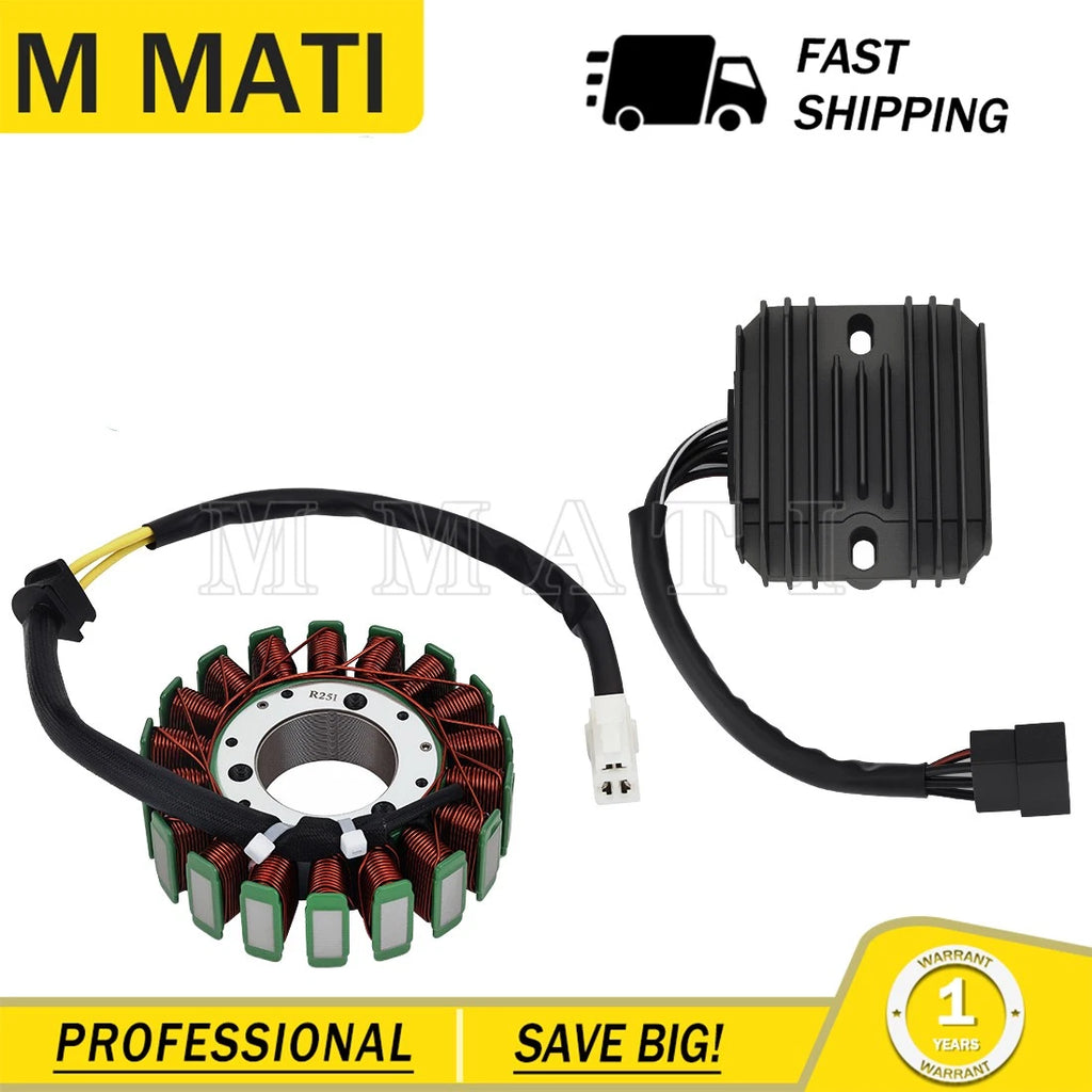 Magneto Coil Stator + Voltage Rectifier for Suzuki GSXR 600/750 (2000–2003)