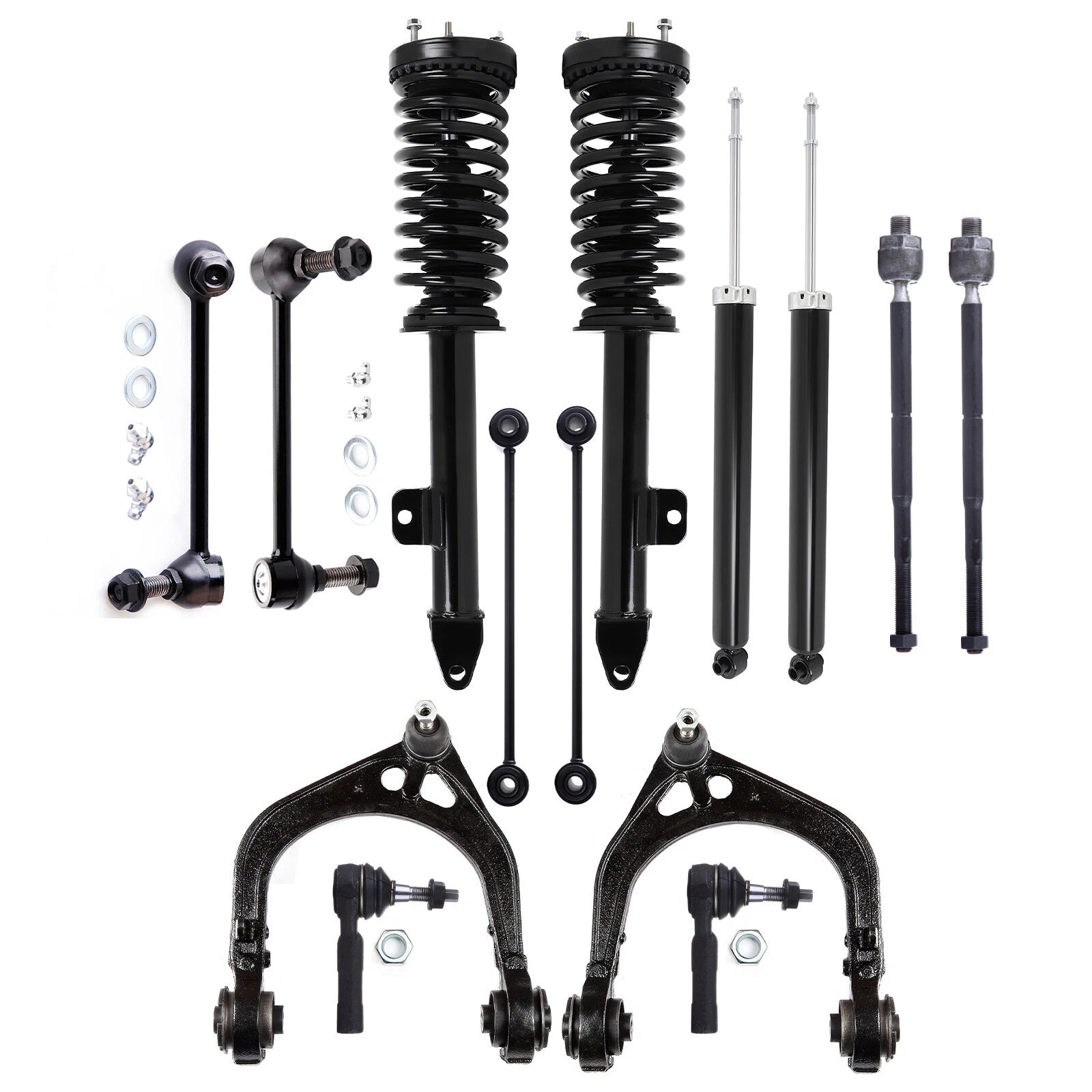 14pc Front Struts Rear Shocks Control Arms for Dodge Charger Magnum