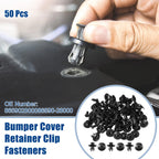 50pcs Bumper Cover Retainer Clip Fasteners for Hyundai Sonata (2011–2019) No.8659028000
