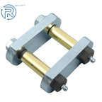 Set of 4 Greasable Shackle Spring Bolt Link Kit for Tandem Axle Truck Trailer