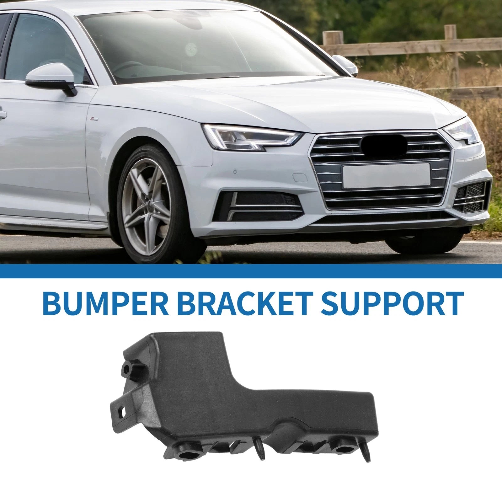 1pc Right Front Bumper Retainer Bracket No. 8E0807284E for Audi A4 B7 (2004–2008)