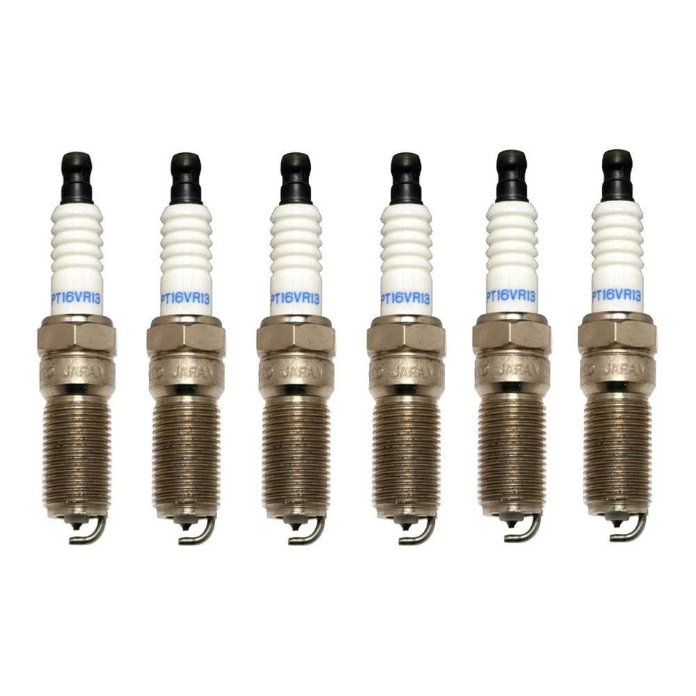Set of 6 Denso Double Platinum Spark Plugs (Gap 0.050) for