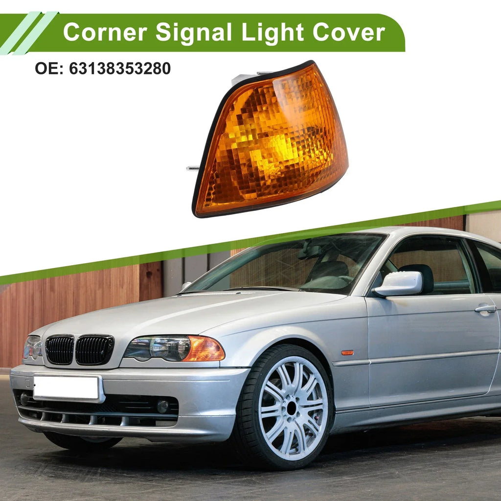 1Pc Right Corner Signal Light Cover for BMW 3 Series (1992-1998)