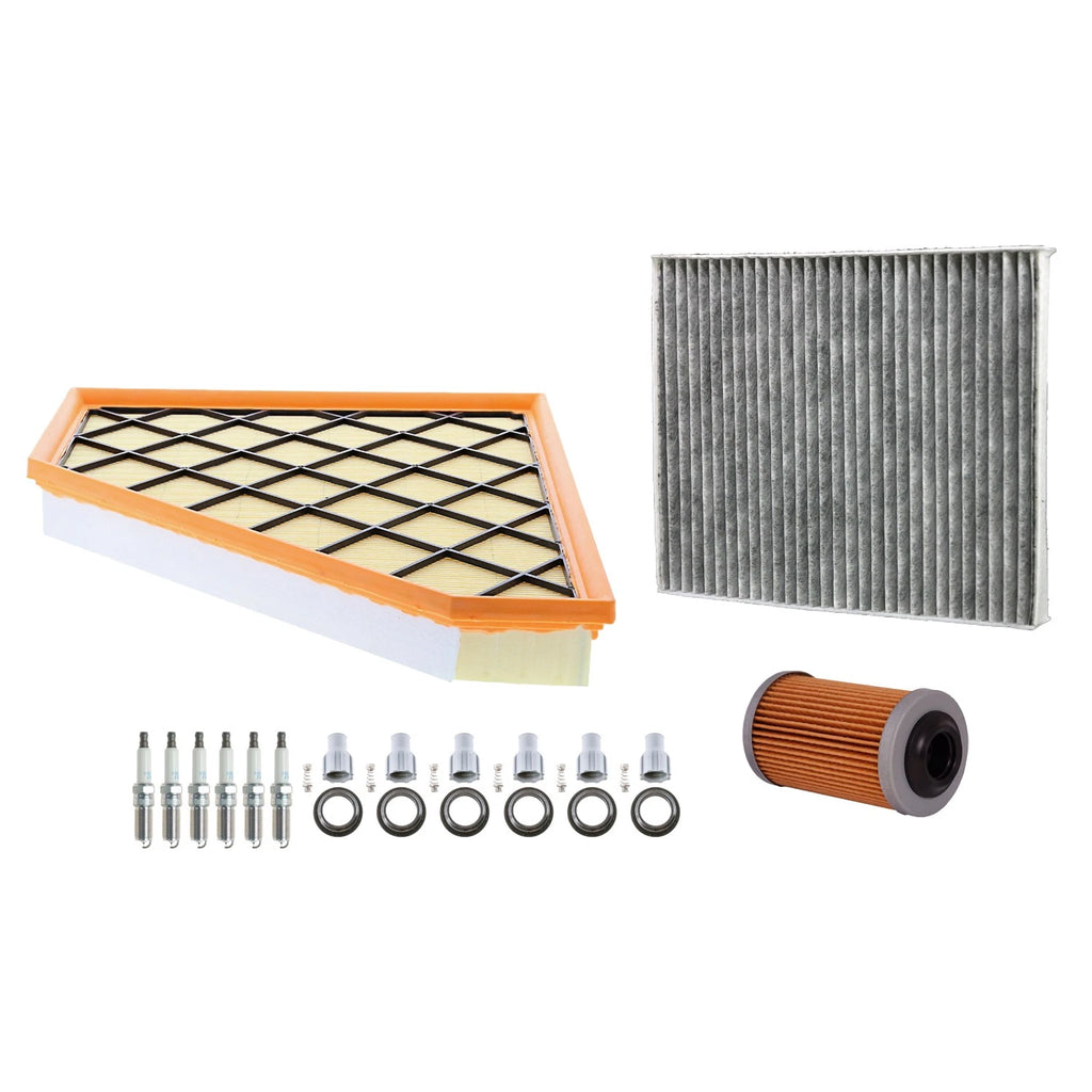 Tune Up Kit with NGK 6 Spark Plugs & Boots for Cadillac ATS CTS (2013–2019)