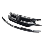 Front Upper Bumper Mesh Grille for Honda Civic Coupe Sedan (2016-2018)