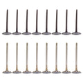 Set of 16 Intake & Exhaust Valves for Mazda 3 6 CX-7 2.3L L4 Turbo (2004–2012)
