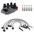Set of 6 Hitachi Ignition Coils & Denso Iridium TT Spark Plug Wires for Mustang V6