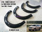 Glossy Black Fender Flares for Ford Everest UAII 2018-2021 SUV