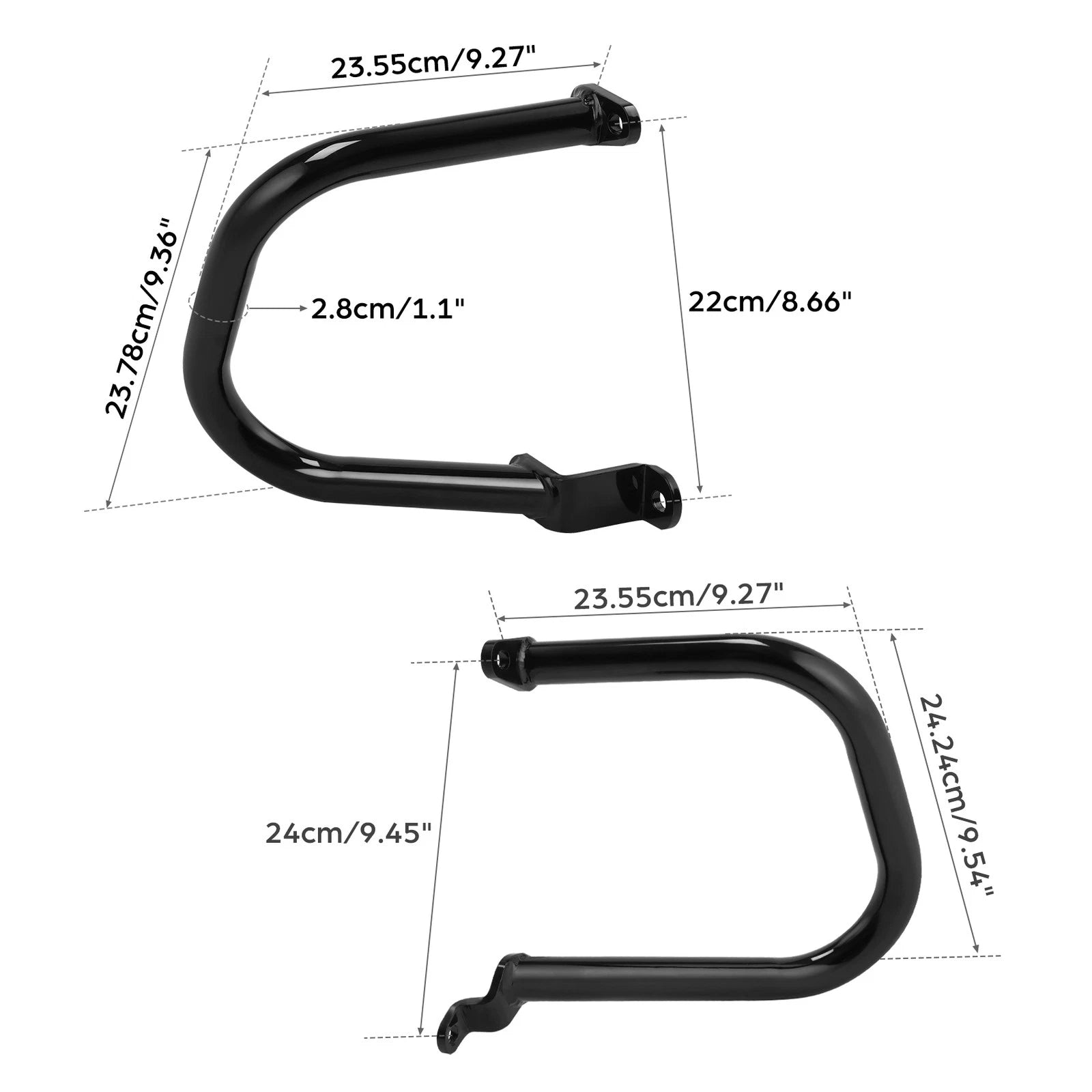 Saddlebag Support Guards for Harley Low Rider El Diablo FXRST FXLRS (2020–2024)