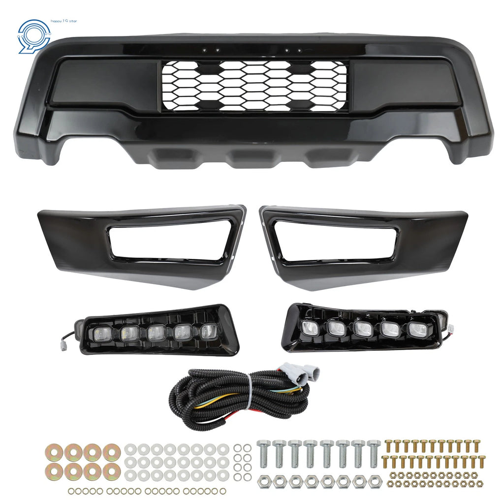 Front Bumper with LED Lights for Ford F-150 Raptor (2009-2014)