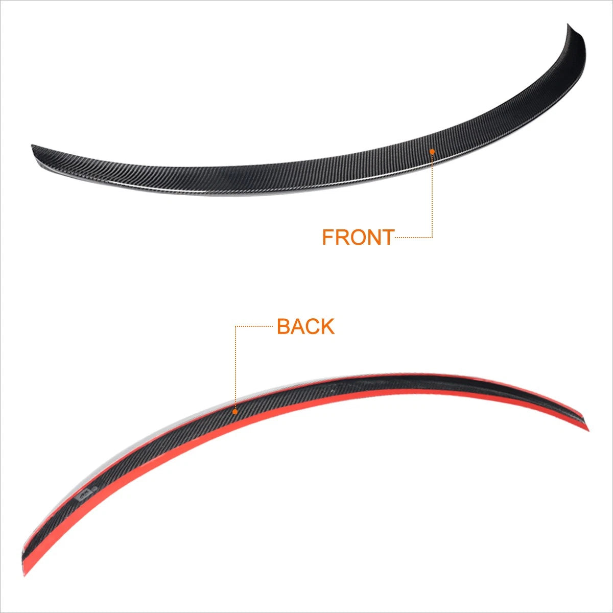 Carbon Fiber AMG-Style Trunk Lid Spoiler for Mercedes-Benz GLC Class (2016–2021)