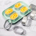 Aluminum Alloy Cake Shaping Tool for Dessert Crafting (23 x 6 x 4 cm)