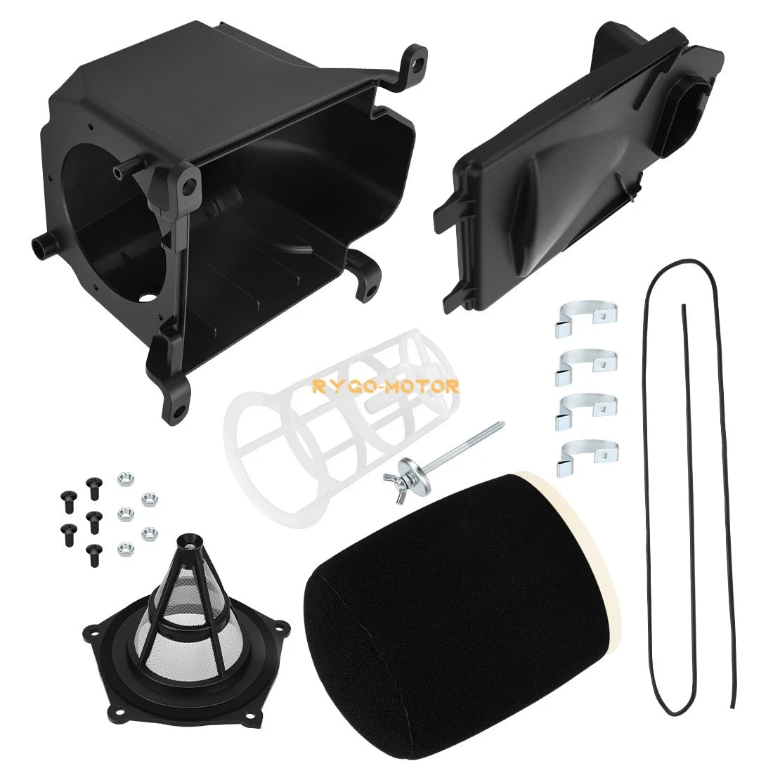 Air Filter Cage Guide Box Cleaner Case with Lid Seal for Yamaha YFZ450 (2004–2013)
