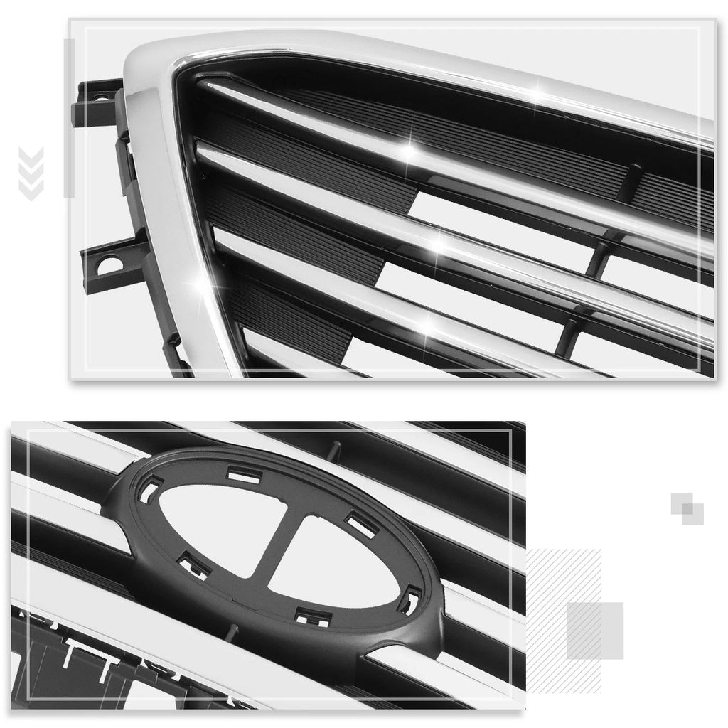 Upper Grille Shell w/Badge Slot for Hyundai Sonata (2015–2017)