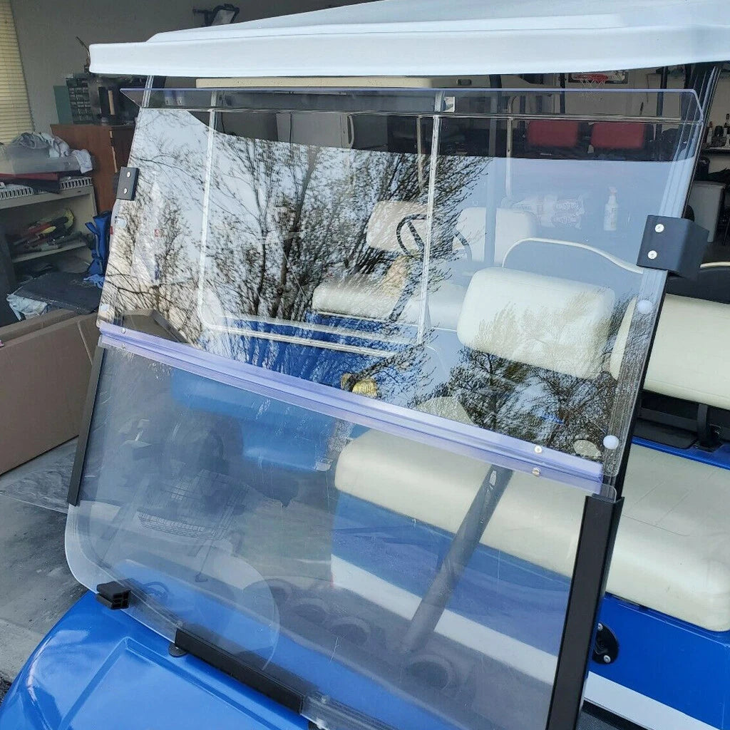 Clear PC Folding Windshield for Yamaha Golf Cart G14 G16 G19 (1995–2002)