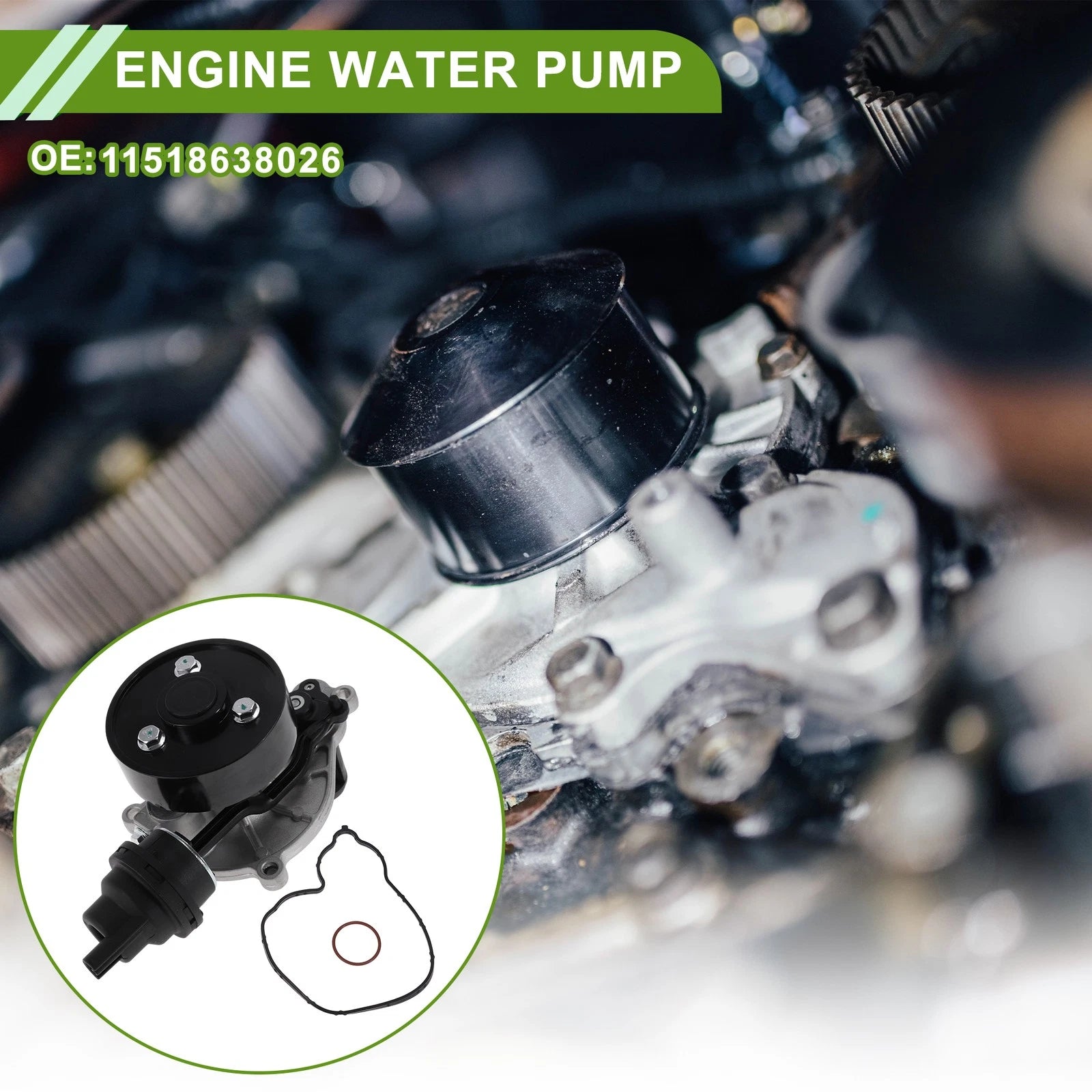 Engine Water Pump for BMW 1 Series Hatchback (2004–2013) No. 11518638026