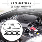 Valve Cover Gasket & Grommet Seal Rubber for BMW X3 (2004 - 2006)