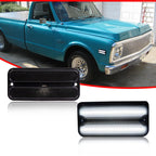 Front/Rear White LED Side Marker Lights for Chevy GMC Truck (1968–1972)