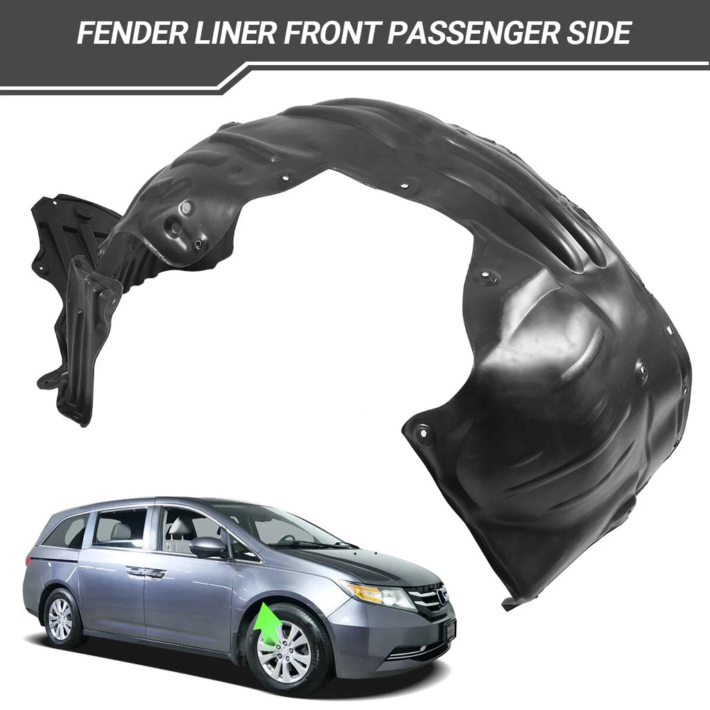 Fender Liner for Honda Odyssey (2014–2017) Front Passenger Side Inner