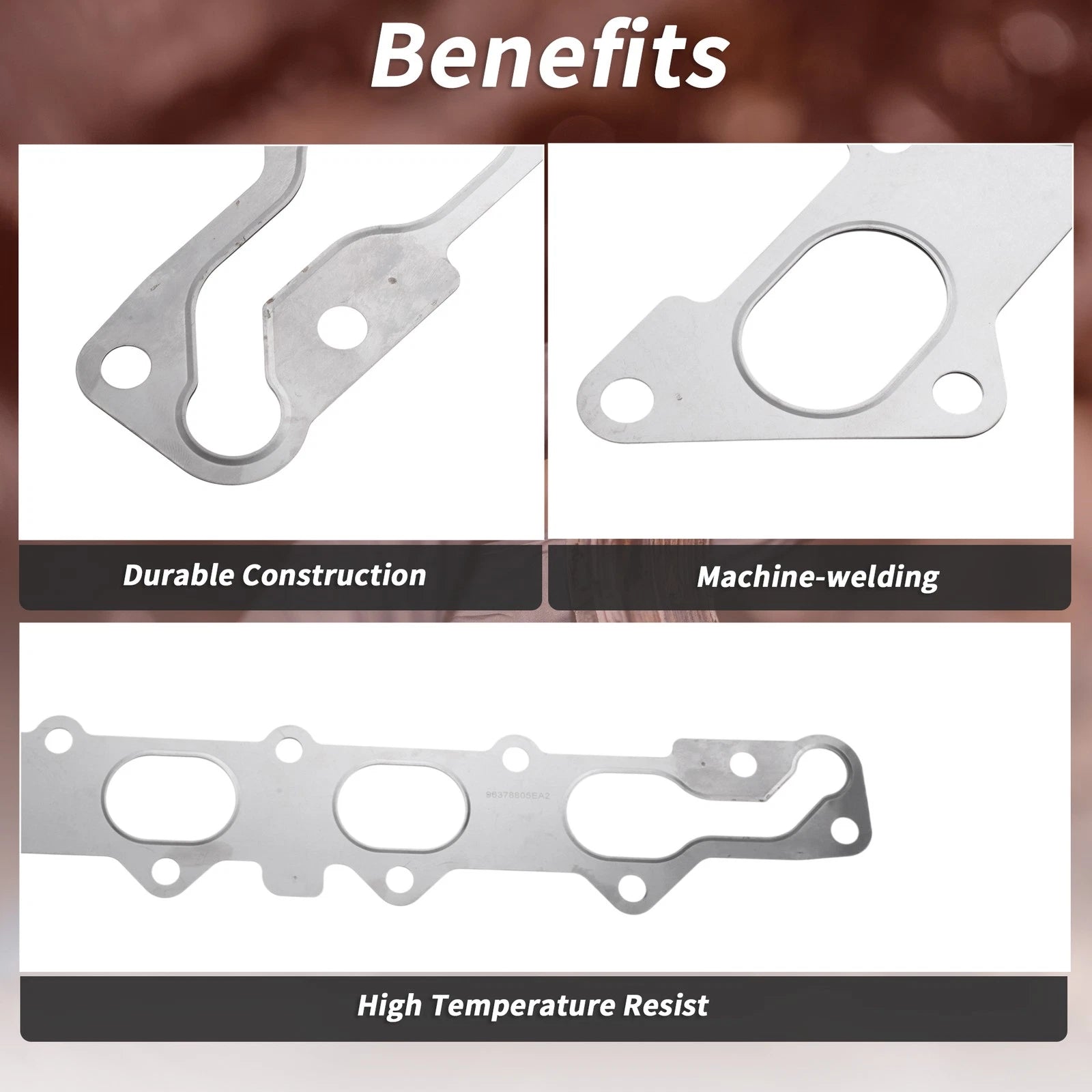 Exhaust Manifold Header Gasket for Chevrolet Aveo (2003–2013) No.96378805
