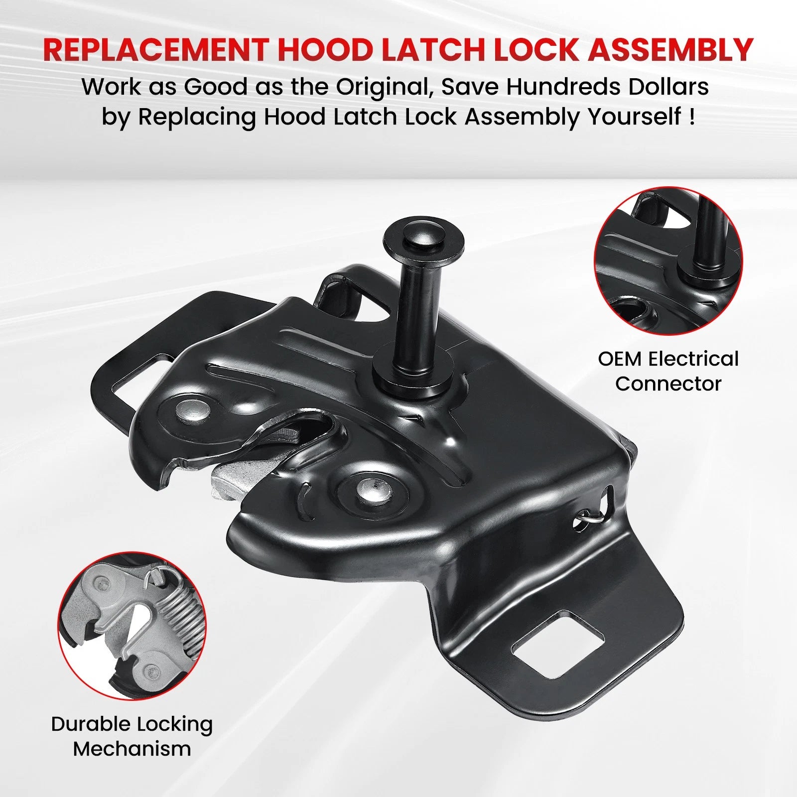 Front Hood Latch Assembly for Dodge Ram 2500 3500 4500 6.7L Diesel (2007–2010)