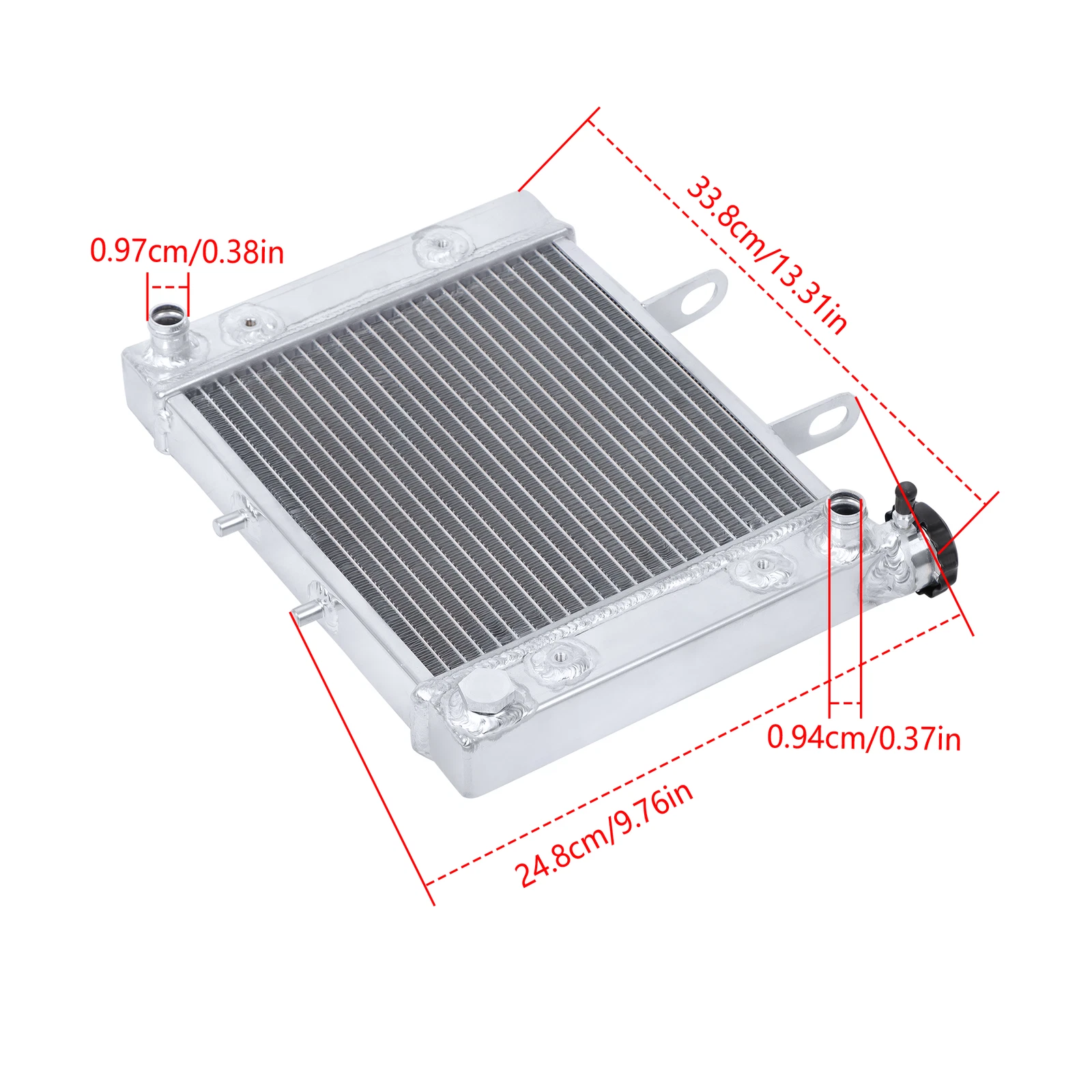 3 Row Aluminum Radiator for Can-Am Bombardier Rally 175 200 (2003–2007)