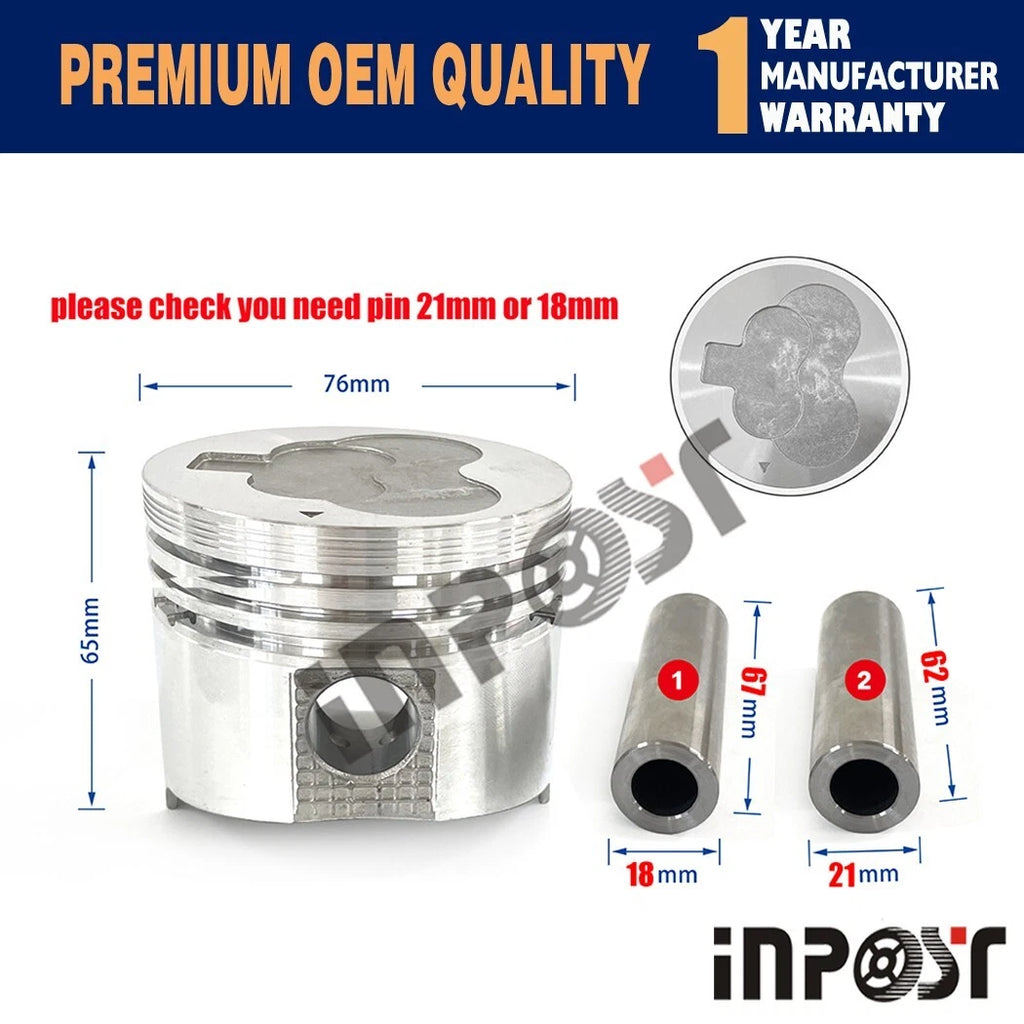 Engine Overhaul Rebuild Repair Kit for Mitsubishi L3E-61SDH (L3E)