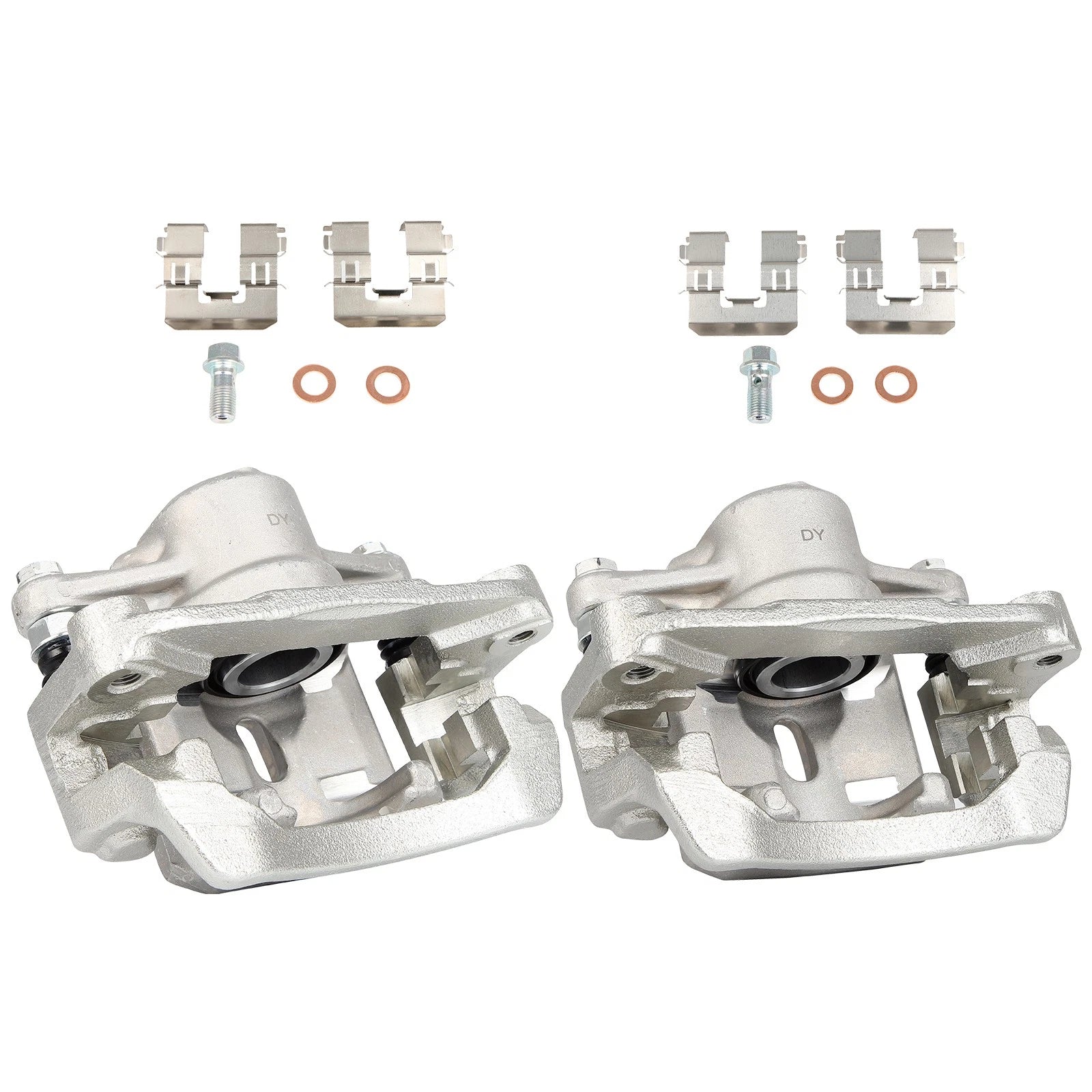 Pair Brake Calipers for Subaru Outback (2010–2014) w/ Bracket
