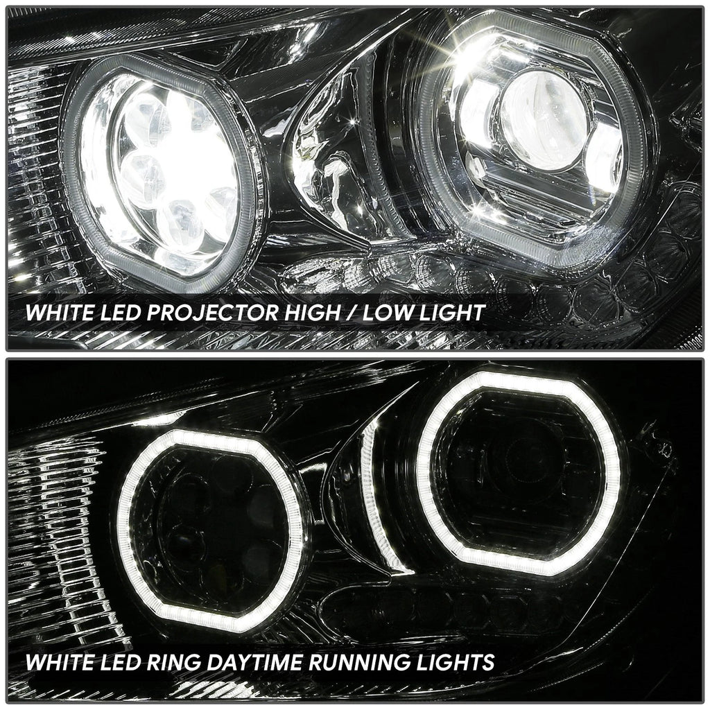Chrome Clear LED Projector Headlight Assembly for Kenworth T680 (2022–2025)