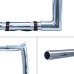 Chrome 14" Prewired Handlebar 1.25" for Harley Road Glide (2008–2013)