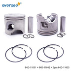 Crankshaft & Power Head Rebuild Kit STD 64F/6K7 for Yamaha 2T (2000–2005)
