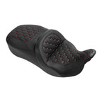 Black Driver Passenger Seat for Harley Touring Electra Road Glide (2009–2023)