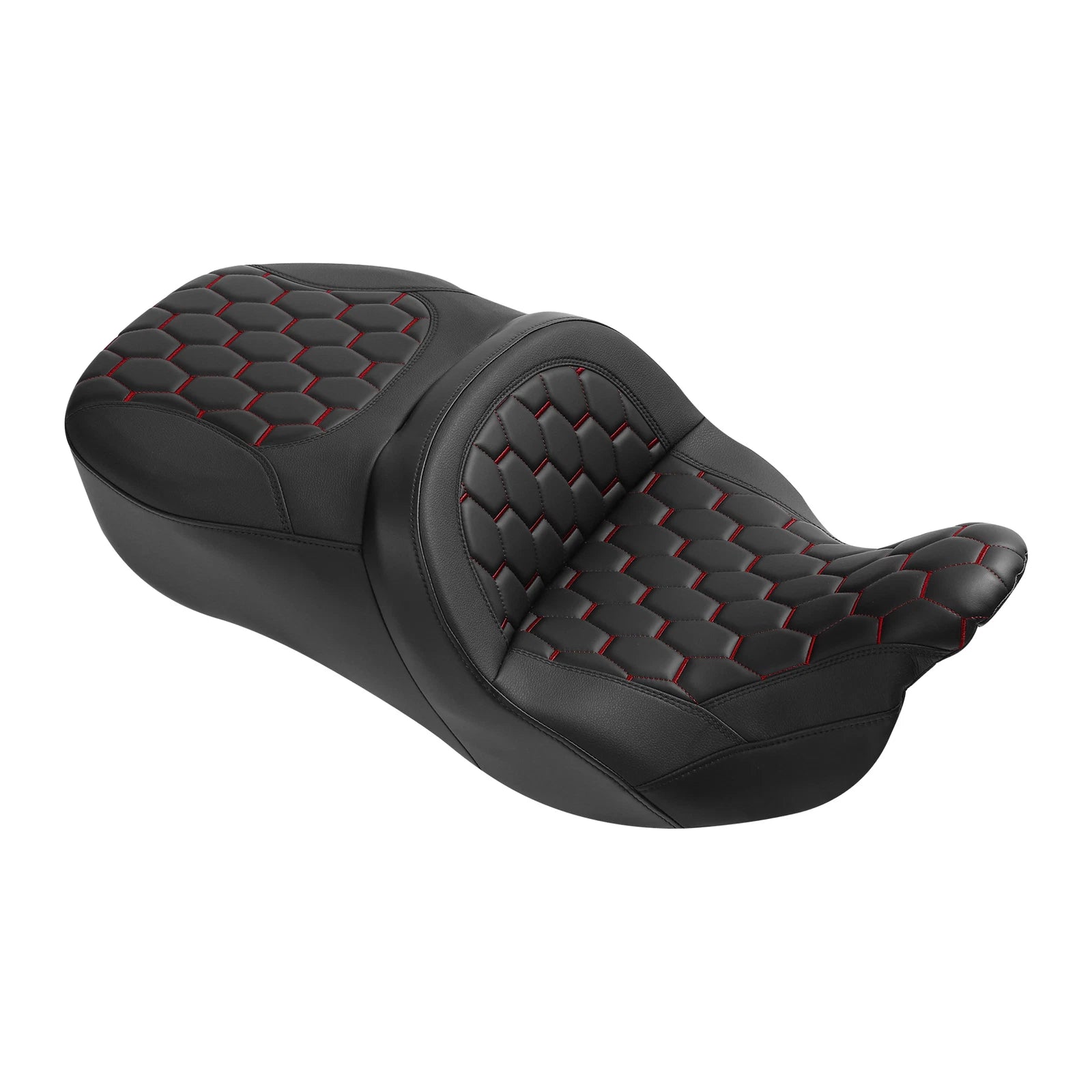 Black Driver Passenger Seat for Harley Touring Electra Road Glide (2009–2023)