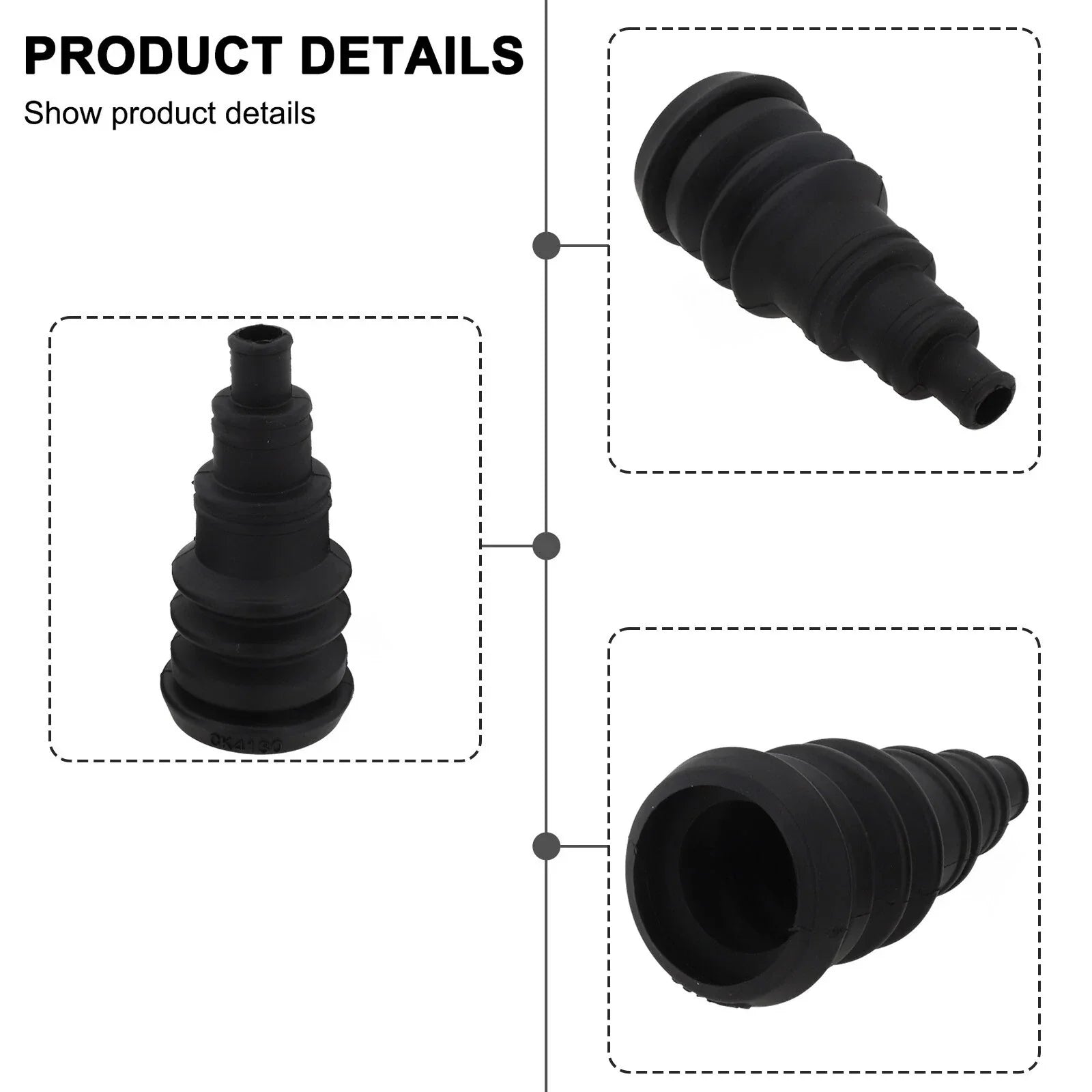 Boot Firewall Grommet Set 3 x Wire Bundle for 1 3/8 Lines